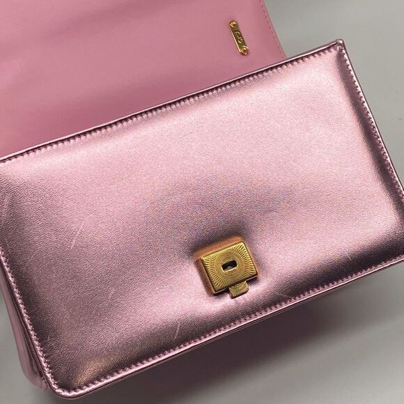 Dolce & Gabbana Devotion metallic leather shoulder bag - Picture 11 of 16